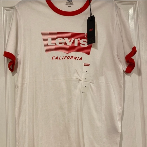 NWT RARE Levi's Retro Ringer T-Shirt - Medium - Picture 2 of 11